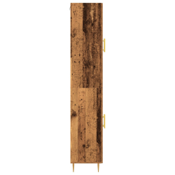 Wyższa Szafka Stare Drewno 69.5x34x180 cm Drewno Inżynieryjne