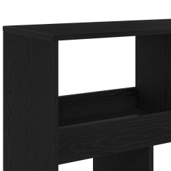 Przegroda pokojowa 2 szt. Dąb czarny 100x33x187,5 cm Drewno sklejone