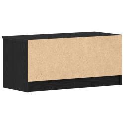 Szafka RTV Czarny Dąb 80x35x36,5 cm Drewno Inżynieryjne