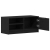 Szafka RTV Czarny Dąb 80x35x36,5 cm Drewno Inżynieryjne