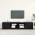 Szafka RTV 2 szt. Czarny Dąb 80x35x36,5 cm Płyta wiórowa