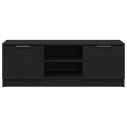 Szafka RTV Czarny Dąb 102x35x36,5 cm Z materiałów drewnopochodnych