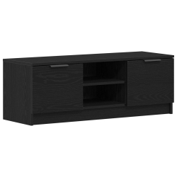 Szafka RTV Czarny Dąb 102x35x36,5 cm Z materiałów drewnopochodnych