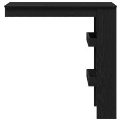 VidaXL Stół Barowy - Czarny Dąb - 102x55x103.5 cm - Wykonany z materiałów drewnopochodnych