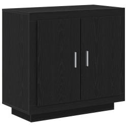 Szafka Czarny Dąb 80x40x75 cm Drewno inżynieryjne