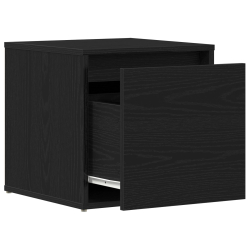 Szafka z szufladami Czarny Dąb 40,5x40x40 cm Materiał drewnopochodny