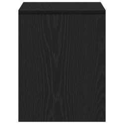 Stołek do toaletki Czarny dąb 70x35x45 cm Drewno inżynieryjne