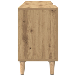 Stojak na telewizor w odcieniu dębu rzemieślniczego - 150x30x50 cm - Wykonany z drewna inżynieryjnego