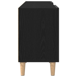 Stojak na telewizor - Czarny dąb, 150x30x50 cm, Wykonany z płyty wiórowej