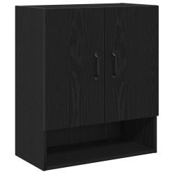 Szafka ścienna Czarny Dąb 60x30x70 cm Materiał z drewna