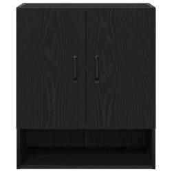 Szafka ścienna Czarny Dąb 60x30x70 cm Materiał z drewna