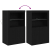 Szafka sideboard z oświetleniem LED czarny dąb 60,5x37x100 cm