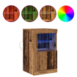 Komoda z oświetleniem LED Stare Drewno 41x37x67 cm