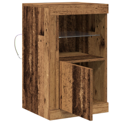 Komoda z oświetleniem LED Stare Drewno 41x37x67 cm
