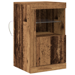 Komoda z oświetleniem LED Stare Drewno 41x37x67 cm