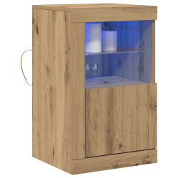 Szafka z oświetleniem LED Szlachetne dębowe 41x37x67 cm