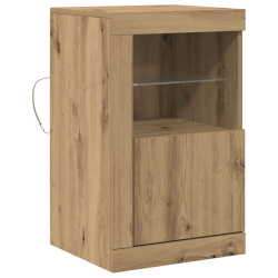 Szafka z oświetleniem LED Szlachetne dębowe 41x37x67 cm