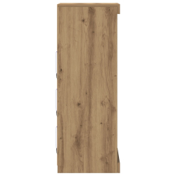 Szafka z oświetleniem LED Dąb rzemieślniczy 41x37x100 cm