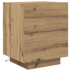 Szafka nocna z podświetleniem LED Artisan Oak 45x40x55 cm
