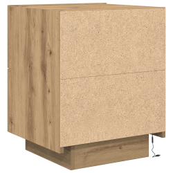 Szafka nocna z podświetleniem LED Artisan Oak 45x40x55 cm