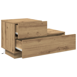 Szafka nocna z oświetleniem LED Artisan Oak 100x36x49 cm