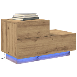 Szafka nocna z oświetleniem LED Artisan Oak 100x36x49 cm