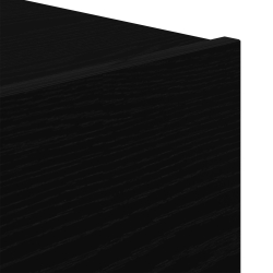 Szafka nocna z oświetleniem LED, montowana na ścianie, dąb czarny 50x39x41 cm