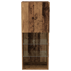 Szafka RTV z Oświetleniem LED Stare Drewno 40,5x30x102 cm