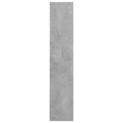 Półki ścienne na buty, 2 szt., szarość betonu, 80x18x90 cm