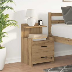 Szafka nocna z 2 szufladami Artisan Oak 40x36,5x62 cm