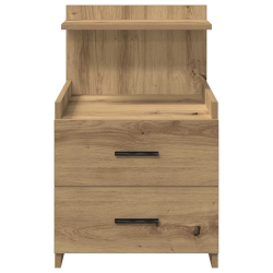 Szafka nocna z 2 szufladami Artisan Oak 40x36,5x62 cm