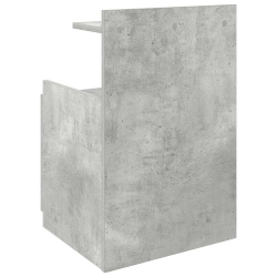 Szafka nocna z 2 szufladami Betonowa szarość 40x36,5x62 cm