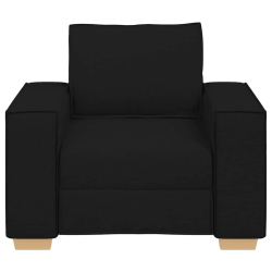 Sofa Fotel Czarny 60 cm Tkanina