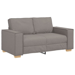 Sofa 2-osobowa Taupe 120 cm Tkanina