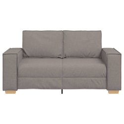 Sofa 2-osobowa Taupe 120 cm Tkanina