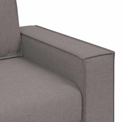 Sofa 2-osobowa Taupe 120 cm Tkanina