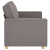Sofa 2-osobowa Taupe 120 cm Tkanina