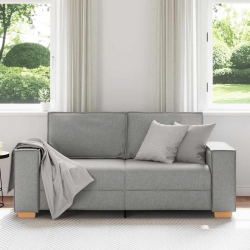 Sofa 2-osobowa Cloud Grey 140 cm Tkanina