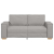 Sofa 2-osobowa Cloud Grey 140 cm Tkanina