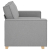Sofa 2-osobowa Cloud Grey 140 cm Tkanina