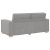 Sofa 2-osobowa Cloud Grey 140 cm Tkanina