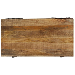 Stolik kawowy, 115x60x40 cm, lite drewno mango