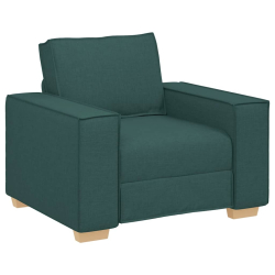 Sofa Fotel Ciemnozielony 60 cm Tkanina