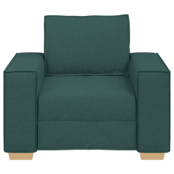 Sofa Fotel Ciemnozielony 60 cm Tkanina