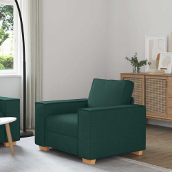 Sofa Fotel Ciemnozielony 60 cm Tkanina