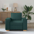 Sofa Fotel Ciemnozielony 60 cm Tkanina