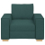 Sofa Fotel Ciemnozielony 60 cm Tkanina