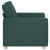 Sofa Fotel Ciemnozielony 60 cm Tkanina