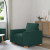Sofa Fotel Ciemnozielony 60 cm Tkanina