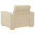 Sofa Fotel Kremowy 60 cm Tkanina